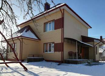 Фасадная панель Stone House Кирпич песочный и красный