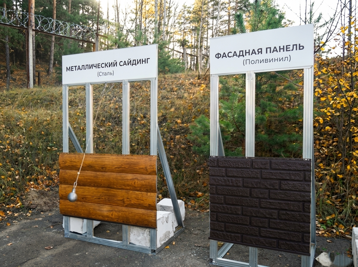 Что лучше для фасада винил или металл